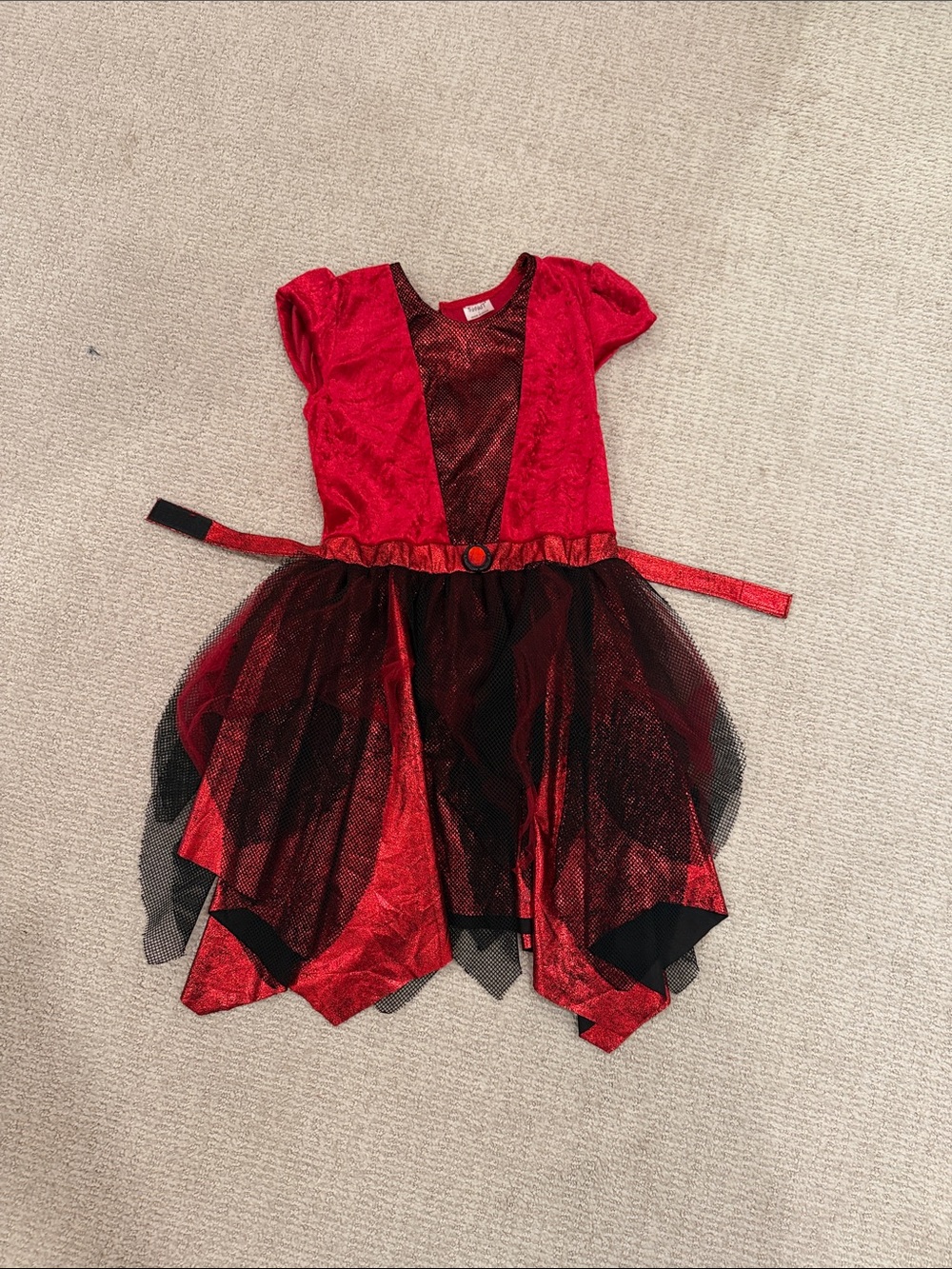 Spirit Girls' Devil Halloween Tulle Dress